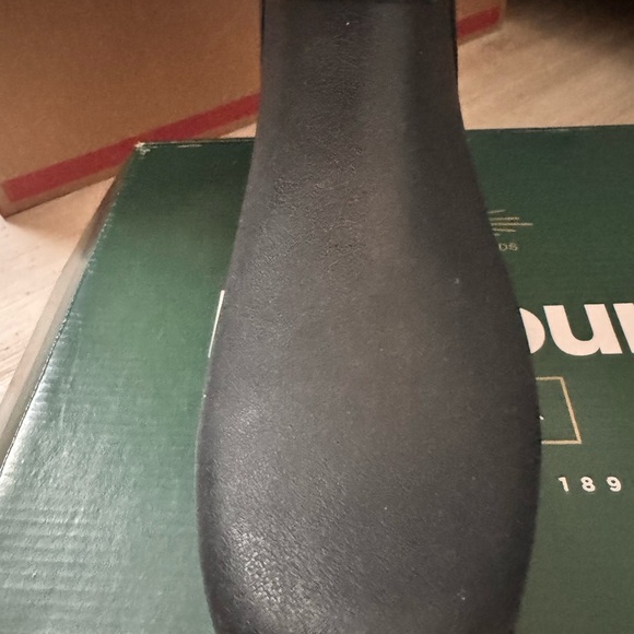 Barbour Navy Rubber Chelsea Boots - Picture 4 of 4